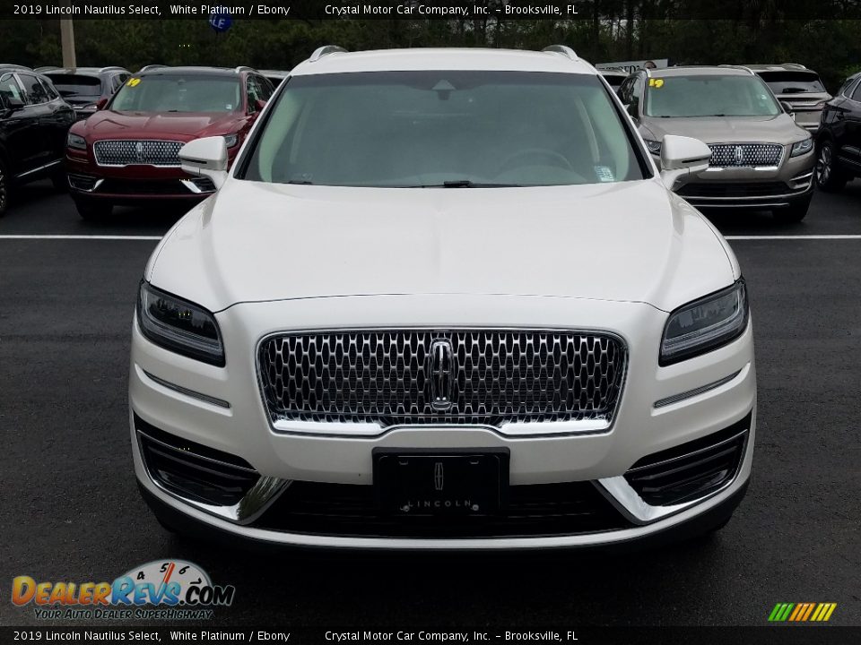 2019 Lincoln Nautilus Select White Platinum / Ebony Photo #8