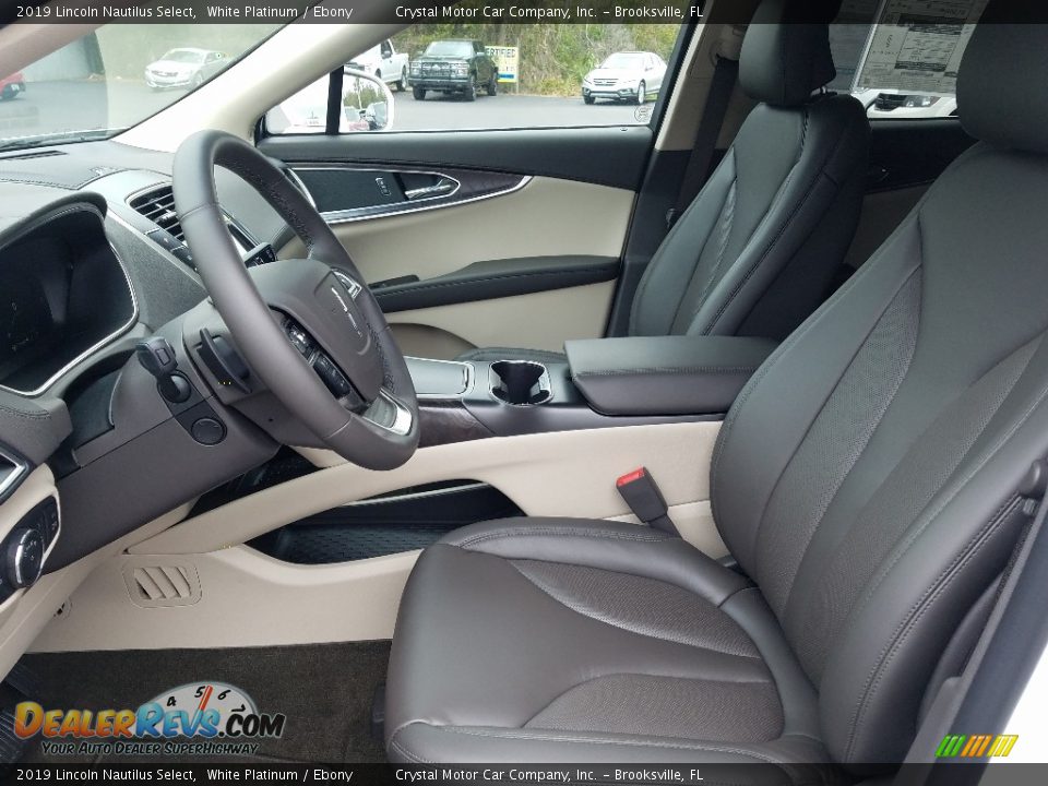 Ebony Interior - 2019 Lincoln Nautilus Select Photo #9