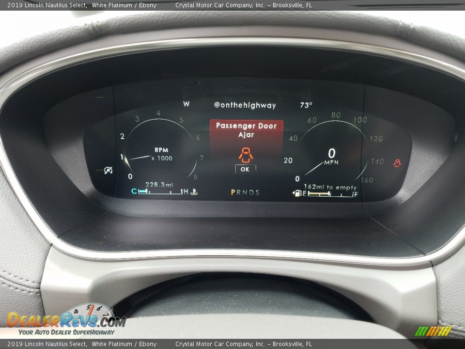 2019 Lincoln Nautilus Select Gauges Photo #14