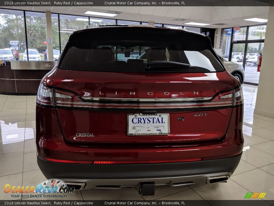 2019 Lincoln Nautilus Select Ruby Red / Cappuccino Photo #3