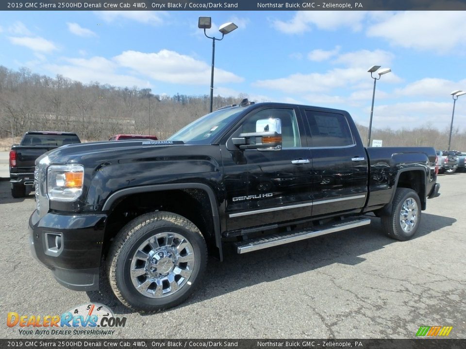 2019 GMC Sierra 2500HD Denali Crew Cab 4WD Onyx Black / Cocoa/Dark Sand Photo #1
