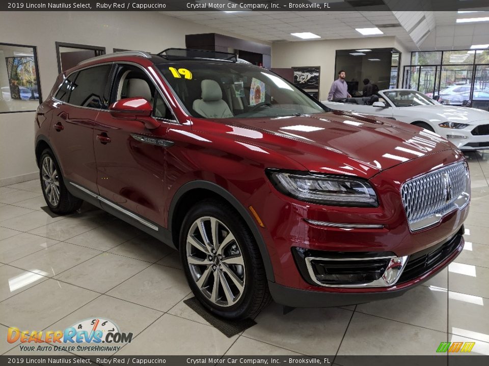 2019 Lincoln Nautilus Select Ruby Red / Cappuccino Photo #4
