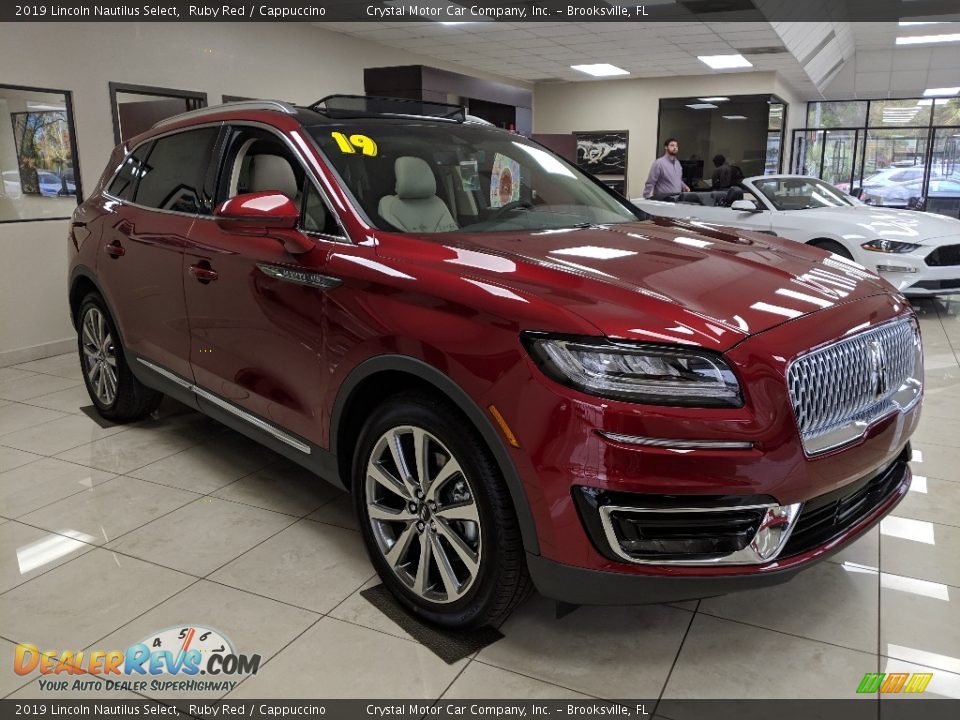 2019 Lincoln Nautilus Select Ruby Red / Cappuccino Photo #4