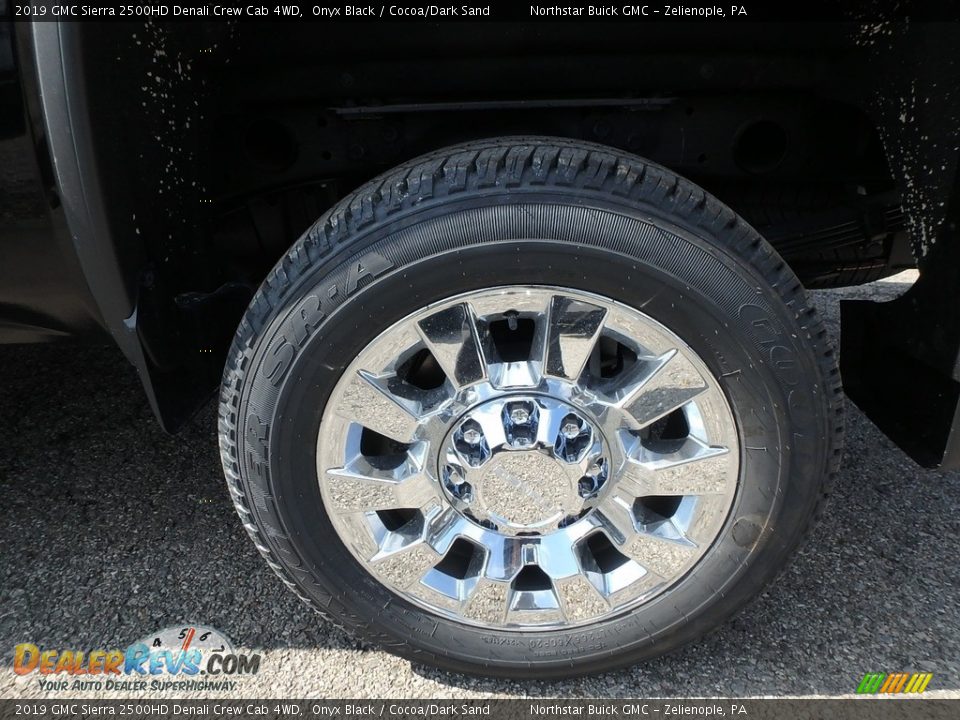 2019 GMC Sierra 2500HD Denali Crew Cab 4WD Onyx Black / Cocoa/Dark Sand Photo #9