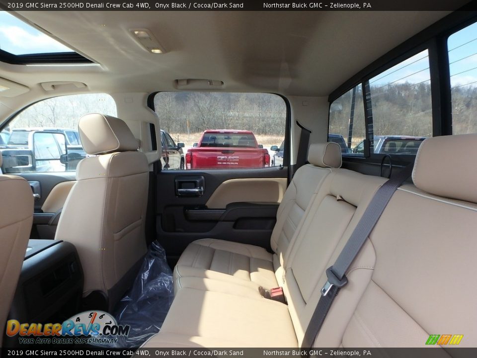 2019 GMC Sierra 2500HD Denali Crew Cab 4WD Onyx Black / Cocoa/Dark Sand Photo #11