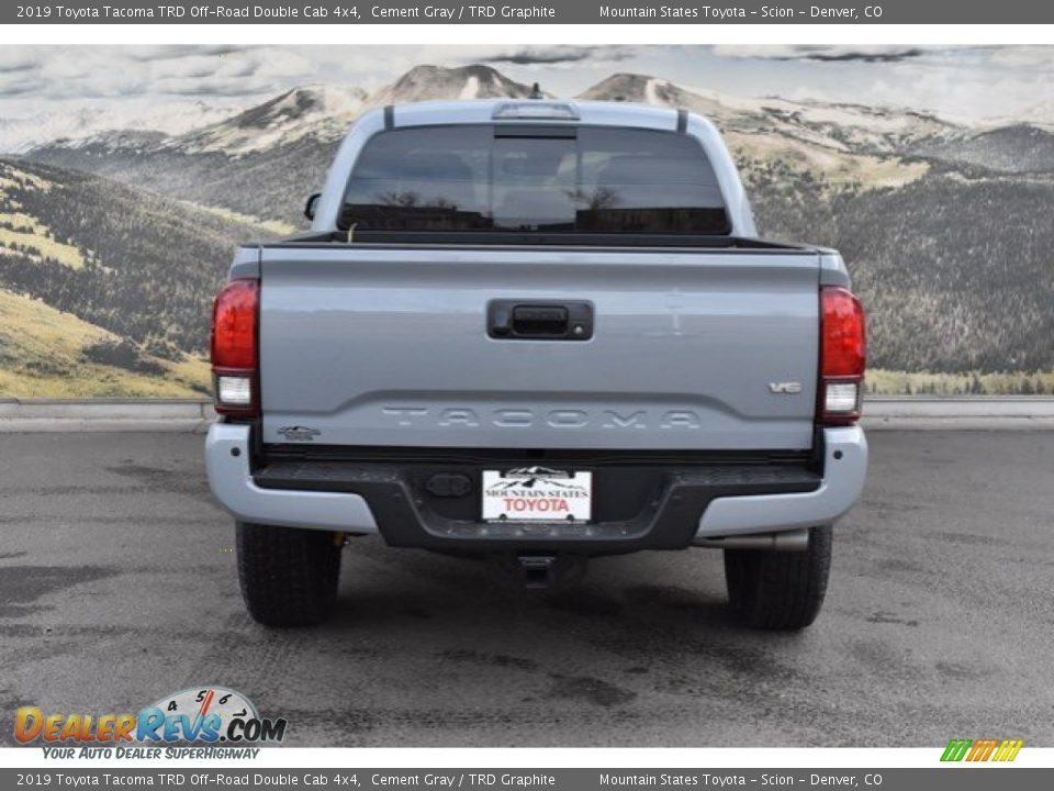 2019 Toyota Tacoma TRD Off-Road Double Cab 4x4 Cement Gray / TRD Graphite Photo #4