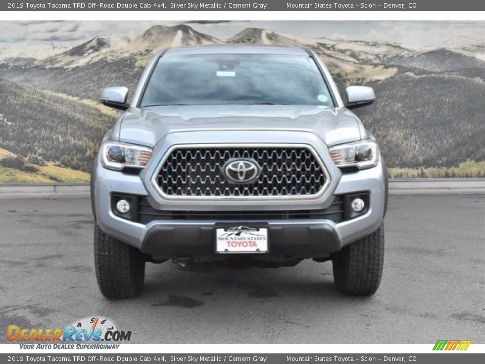 2019 Toyota Tacoma TRD Off-Road Double Cab 4x4 Silver Sky Metallic / Cement Gray Photo #2