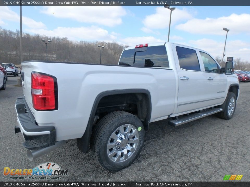 2019 GMC Sierra 2500HD Denali Crew Cab 4WD White Frost Tricoat / Jet Black Photo #5