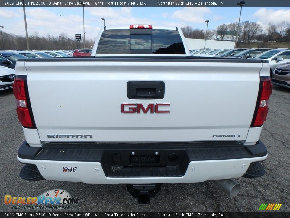 2019 GMC Sierra 2500HD Denali Crew Cab 4WD White Frost Tricoat / Jet Black Photo #6