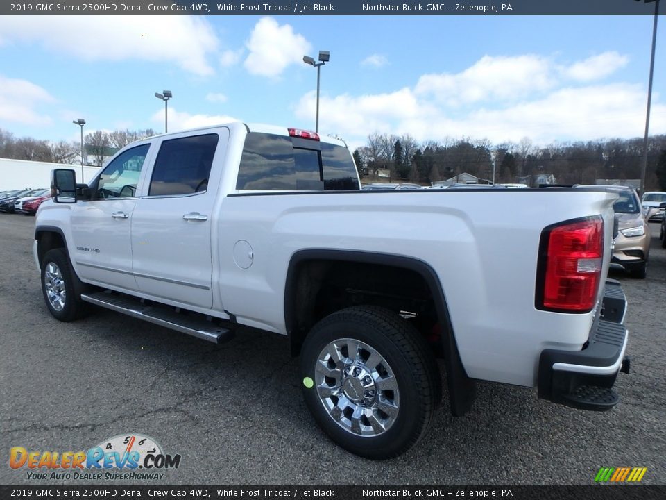 2019 GMC Sierra 2500HD Denali Crew Cab 4WD White Frost Tricoat / Jet Black Photo #7