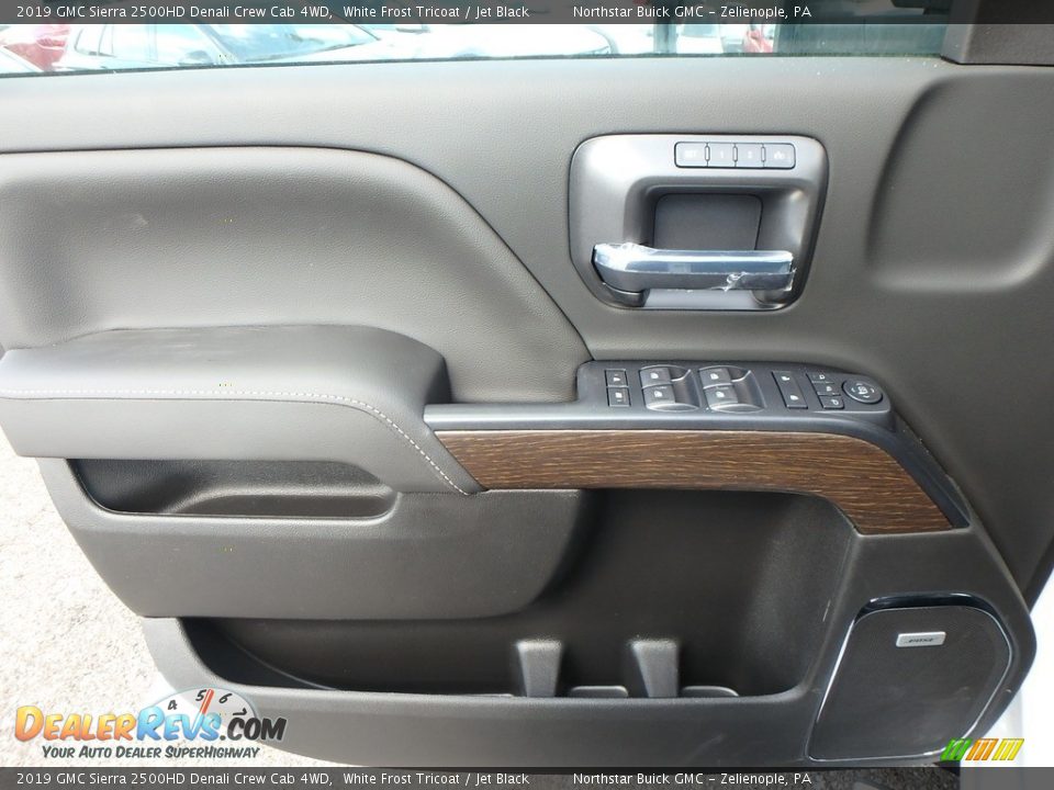 2019 GMC Sierra 2500HD Denali Crew Cab 4WD White Frost Tricoat / Jet Black Photo #13