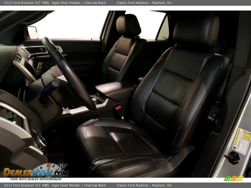 2013 Ford Explorer XLT 4WD Ingot Silver Metallic / Charcoal Black Photo #6