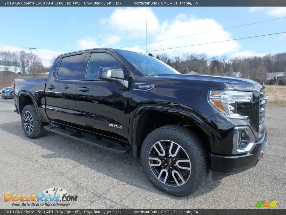 Onyx Black 2019 GMC Sierra 1500 AT4 Crew Cab 4WD Photo #3