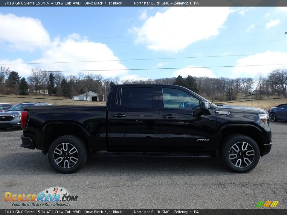 2019 GMC Sierra 1500 AT4 Crew Cab 4WD Onyx Black / Jet Black Photo #4