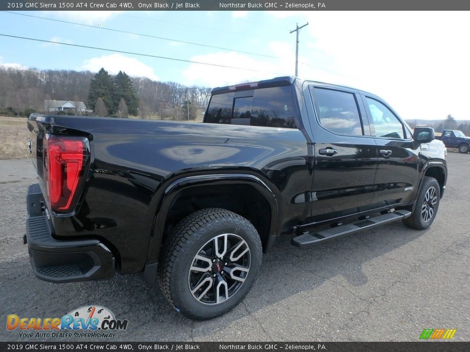 2019 GMC Sierra 1500 AT4 Crew Cab 4WD Onyx Black / Jet Black Photo #5