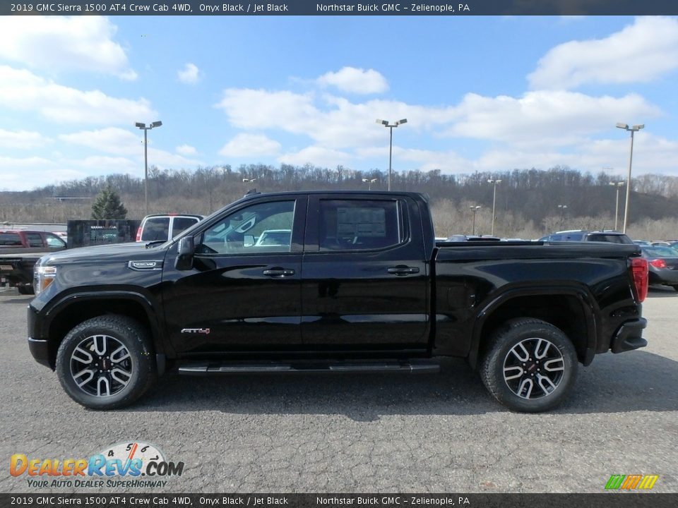 2019 GMC Sierra 1500 AT4 Crew Cab 4WD Onyx Black / Jet Black Photo #8