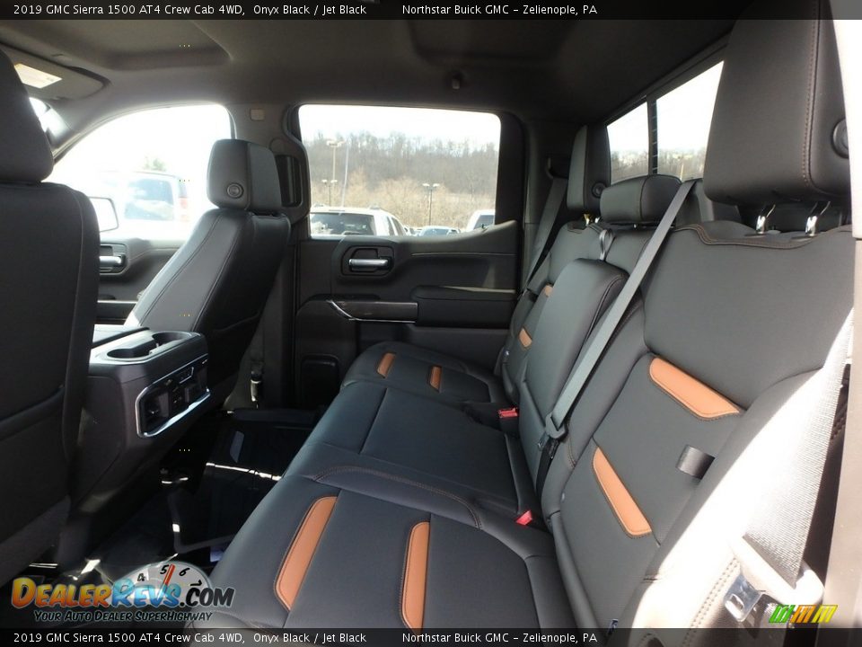 Rear Seat of 2019 GMC Sierra 1500 AT4 Crew Cab 4WD Photo #11