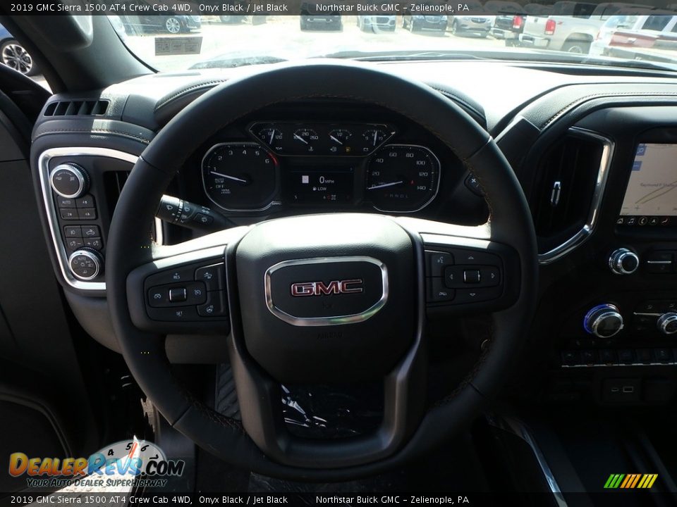2019 GMC Sierra 1500 AT4 Crew Cab 4WD Onyx Black / Jet Black Photo #17