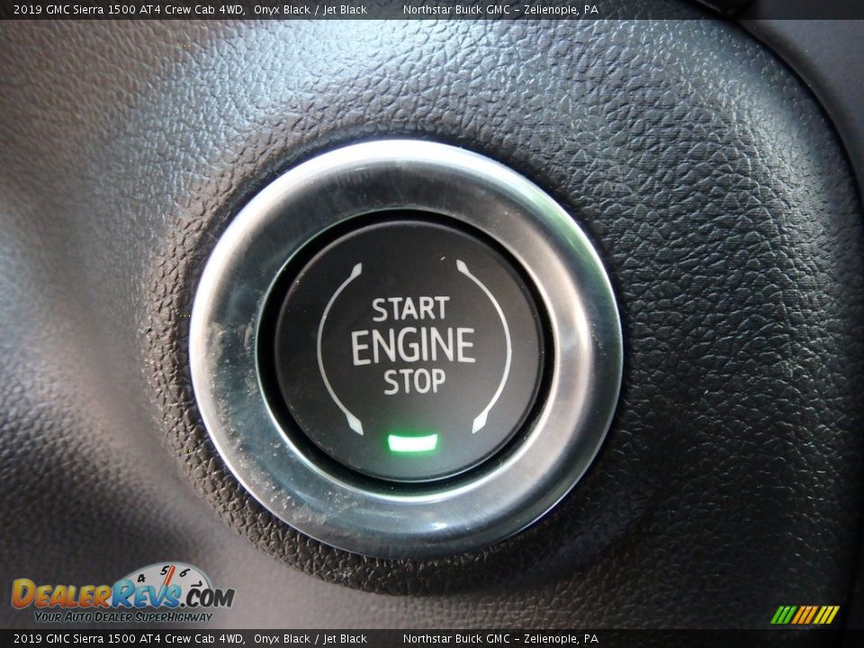 2019 GMC Sierra 1500 AT4 Crew Cab 4WD Onyx Black / Jet Black Photo #19