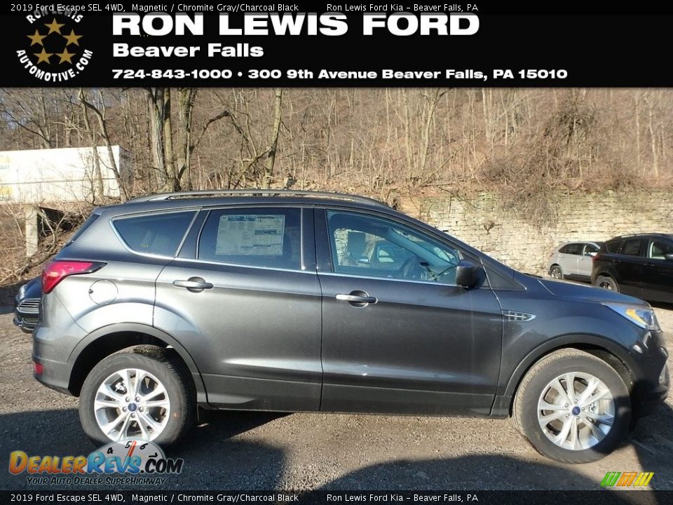 2019 Ford Escape SEL 4WD Magnetic / Chromite Gray/Charcoal Black Photo #1