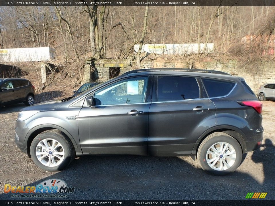 2019 Ford Escape SEL 4WD Magnetic / Chromite Gray/Charcoal Black Photo #6