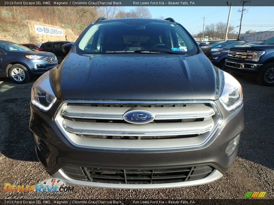 2019 Ford Escape SEL 4WD Magnetic / Chromite Gray/Charcoal Black Photo #8