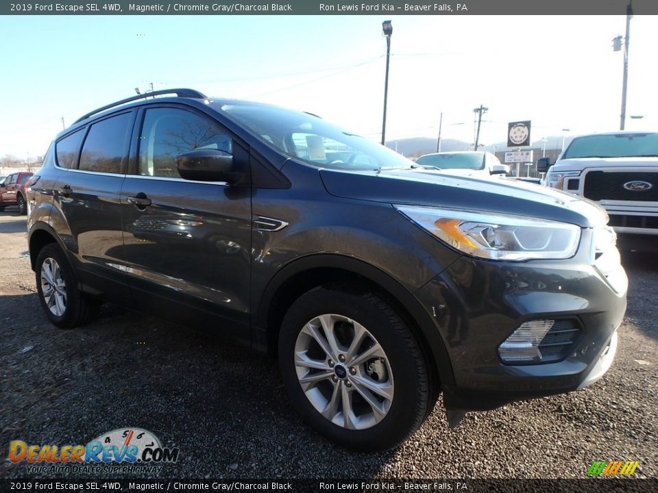 2019 Ford Escape SEL 4WD Magnetic / Chromite Gray/Charcoal Black Photo #9