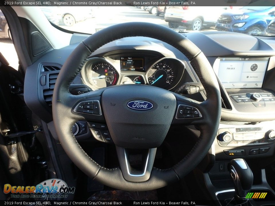 2019 Ford Escape SEL 4WD Magnetic / Chromite Gray/Charcoal Black Photo #17