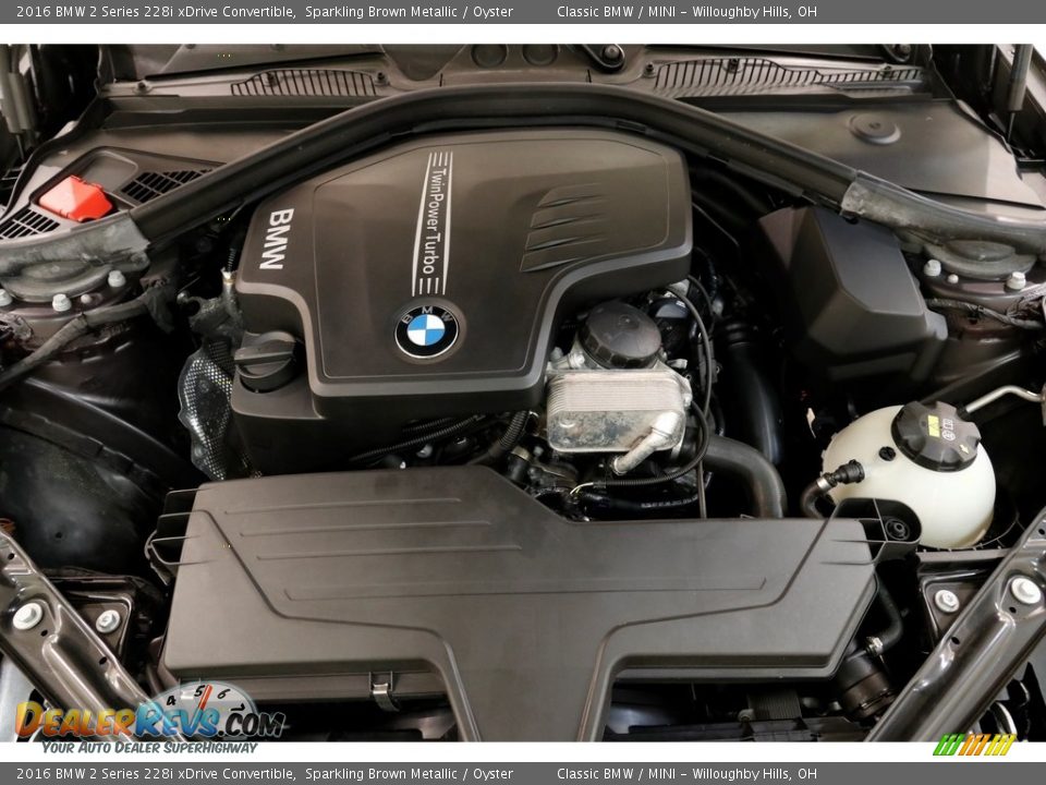 2016 BMW 2 Series 228i xDrive Convertible Sparkling Brown Metallic / Oyster Photo #24