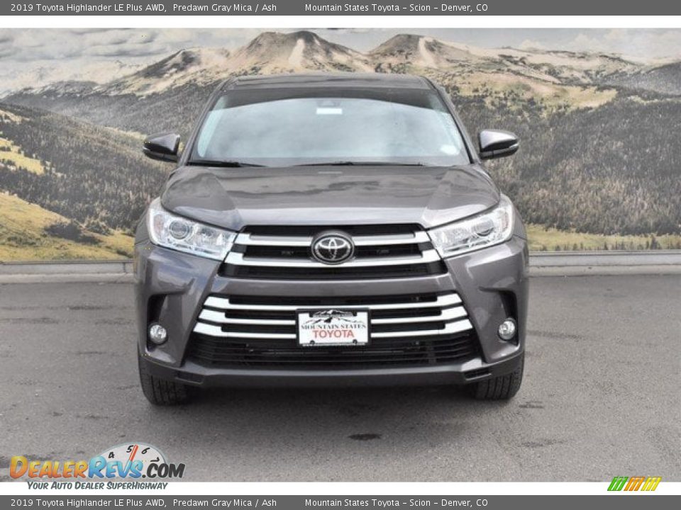 2019 Toyota Highlander LE Plus AWD Predawn Gray Mica / Ash Photo #2