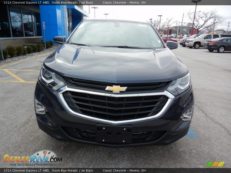 2019 Chevrolet Equinox LT AWD Storm Blue Metallic / Jet Black Photo #2