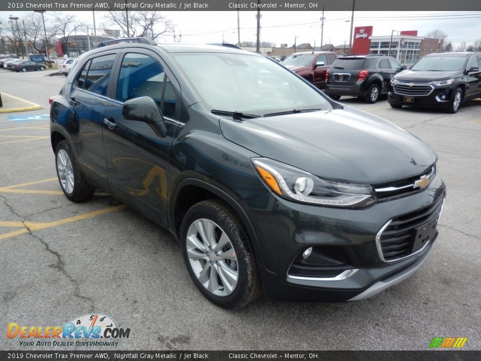 2019 Chevrolet Trax Premier AWD Nightfall Gray Metallic / Jet Black Photo #3
