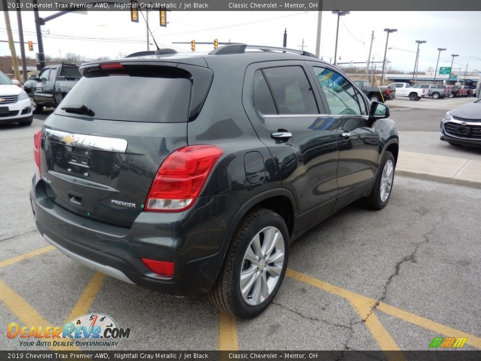 2019 Chevrolet Trax Premier AWD Nightfall Gray Metallic / Jet Black Photo #4