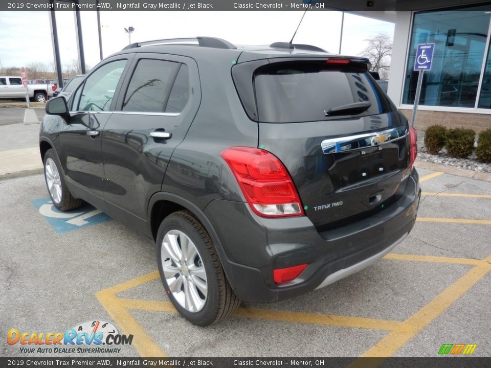 2019 Chevrolet Trax Premier AWD Nightfall Gray Metallic / Jet Black Photo #5