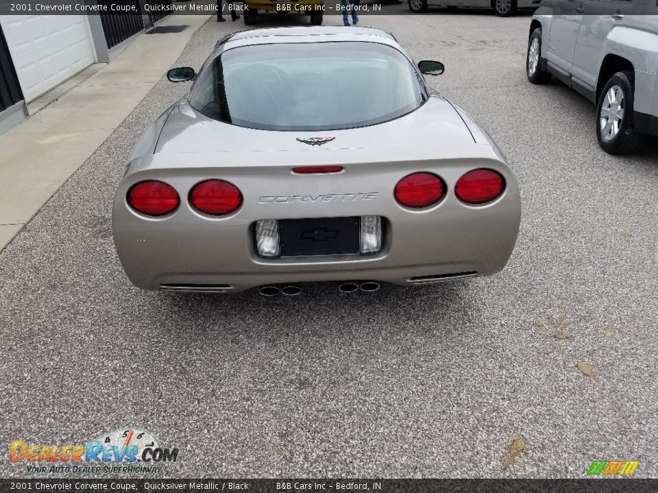2001 Chevrolet Corvette Coupe Quicksilver Metallic / Black Photo #5