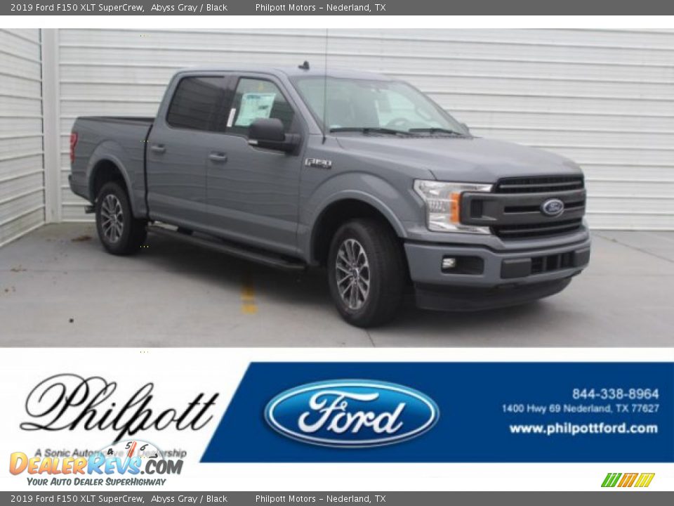 2019 Ford F150 XLT SuperCrew Abyss Gray / Black Photo #1