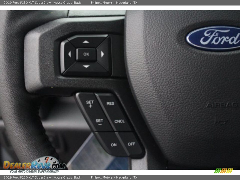 2019 Ford F150 XLT SuperCrew Abyss Gray / Black Photo #14