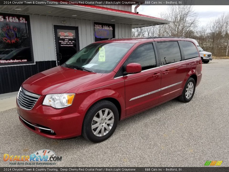 2014 Chrysler Town & Country Touring Deep Cherry Red Crystal Pearl / Black/Light Graystone Photo #1