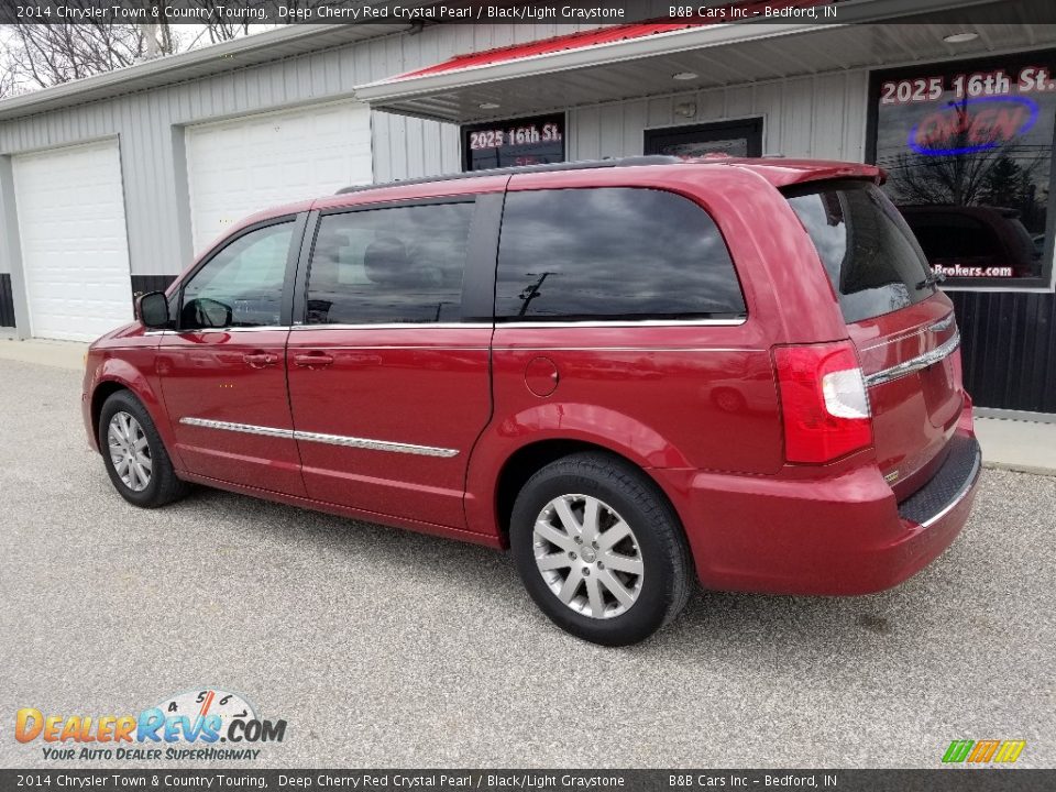 2014 Chrysler Town & Country Touring Deep Cherry Red Crystal Pearl / Black/Light Graystone Photo #3