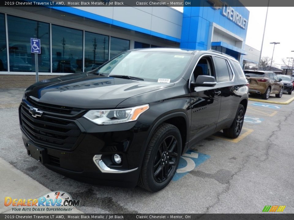 2019 Chevrolet Traverse LT AWD Mosaic Black Metallic / Jet Black Photo #1