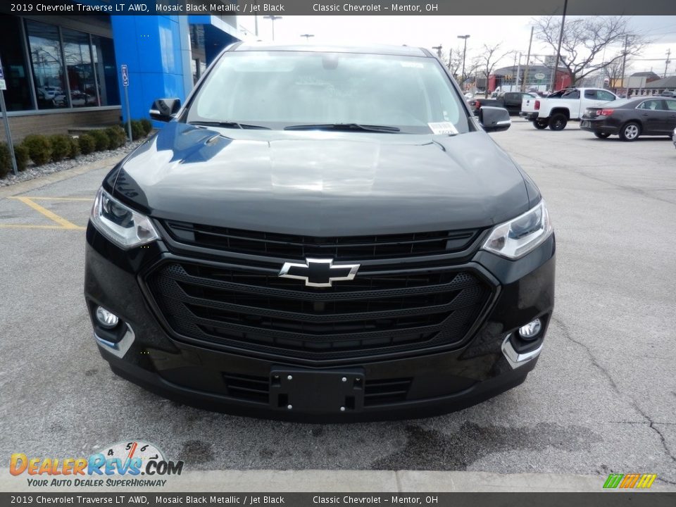 2019 Chevrolet Traverse LT AWD Mosaic Black Metallic / Jet Black Photo #2