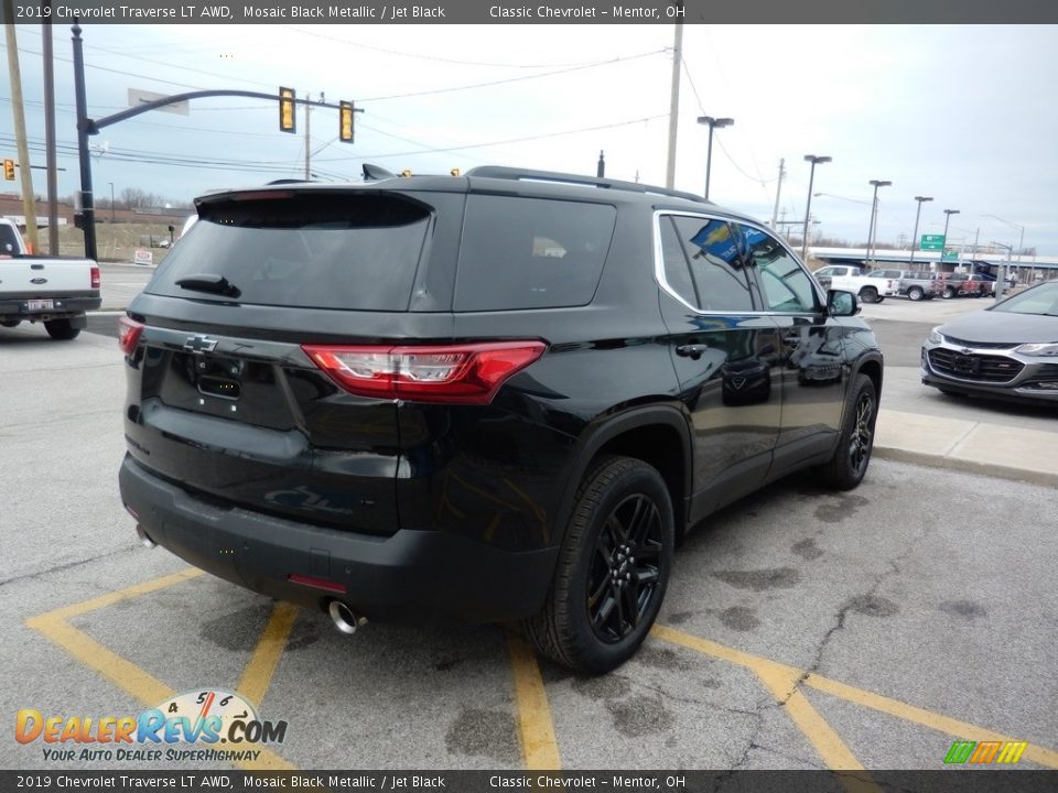 2019 Chevrolet Traverse LT AWD Mosaic Black Metallic / Jet Black Photo #4
