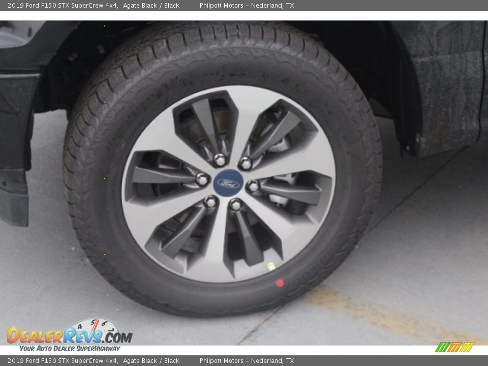 2019 Ford F150 STX SuperCrew 4x4 Agate Black / Black Photo #5