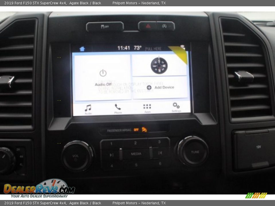 2019 Ford F150 STX SuperCrew 4x4 Agate Black / Black Photo #11