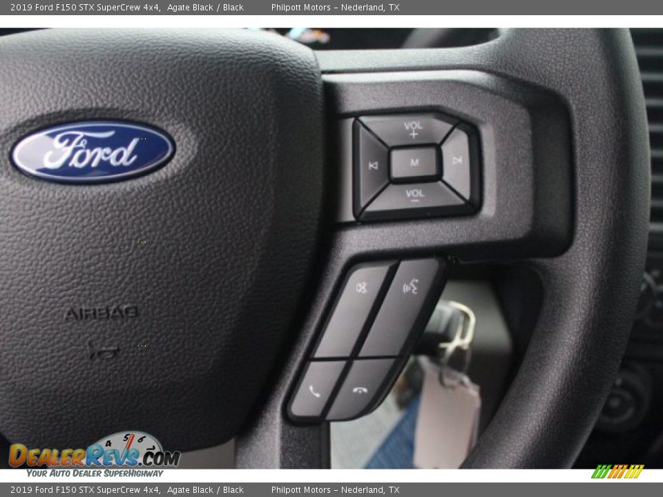 2019 Ford F150 STX SuperCrew 4x4 Agate Black / Black Photo #14