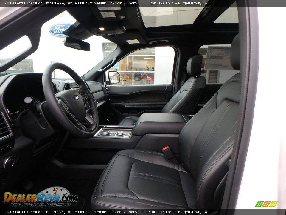 Front Seat of 2019 Ford Expedition Limited 4x4 Photo #10
