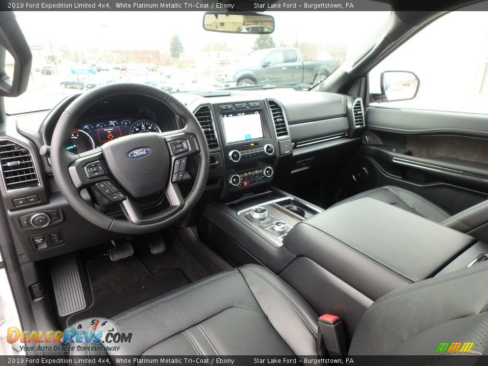 Ebony Interior - 2019 Ford Expedition Limited 4x4 Photo #12