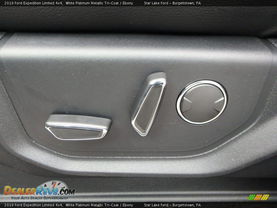 2019 Ford Expedition Limited 4x4 White Platinum Metallic Tri-Coat / Ebony Photo #15