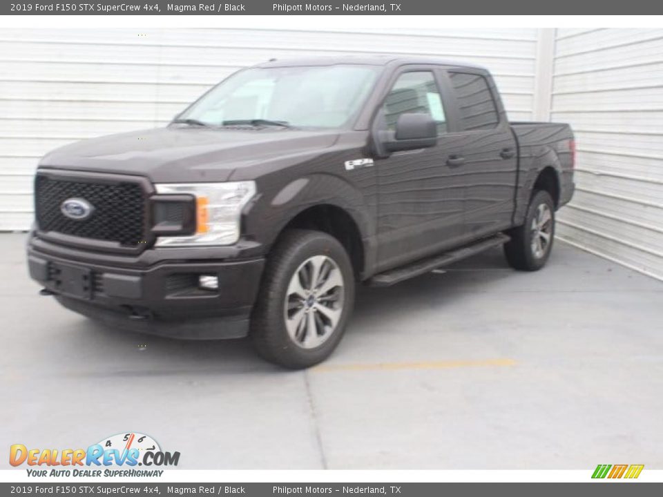 2019 Ford F150 STX SuperCrew 4x4 Magma Red / Black Photo #4