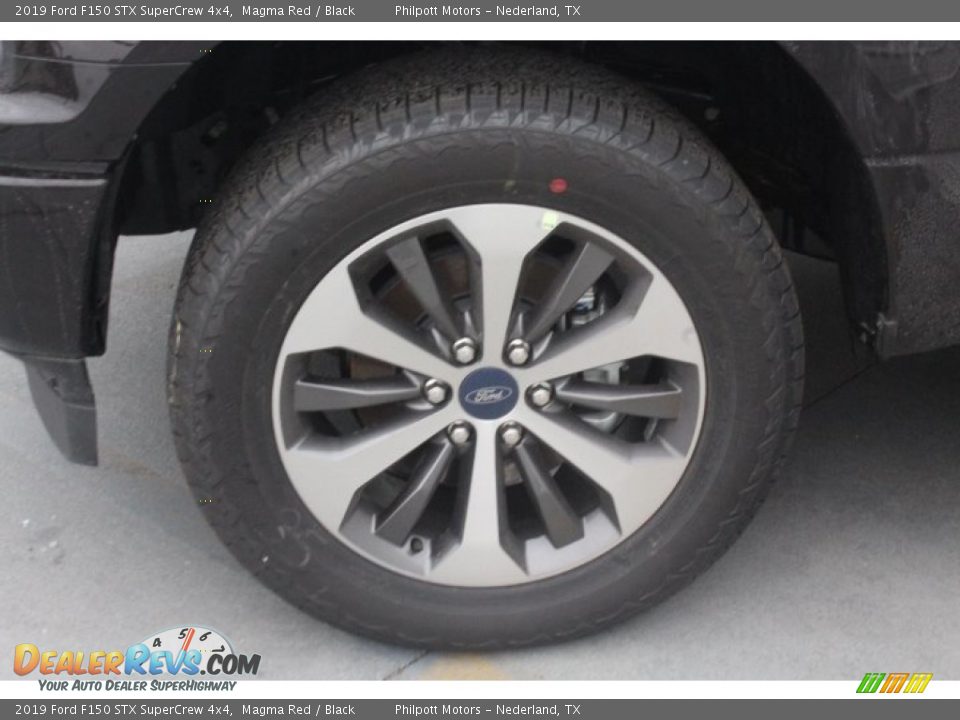 2019 Ford F150 STX SuperCrew 4x4 Magma Red / Black Photo #5